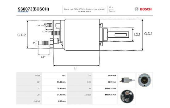 Magnetic switch, starter motor, Image 4