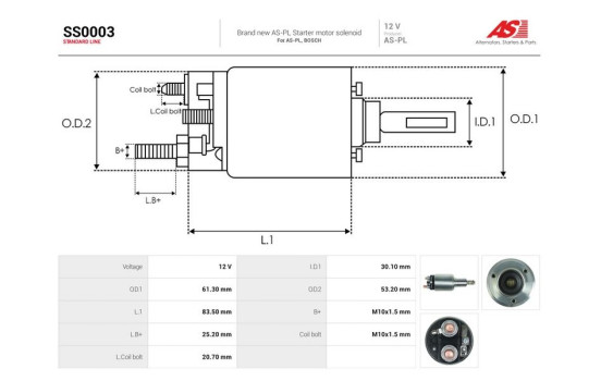 Magnetic switch, starter motor, Image 4