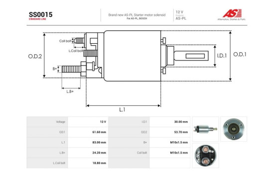Magnetic switch, starter motor, Image 4
