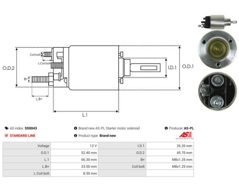 Magnetic switch, starter motor, Image 4