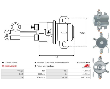 Magnetic switch, starter motor, Image 4