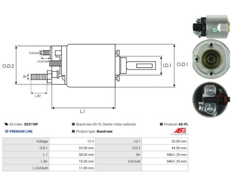 Magnetic switch, starter motor, Image 4