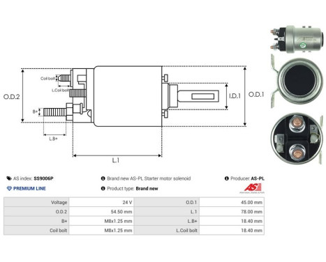 Magnetic switch, starter motor, Image 4