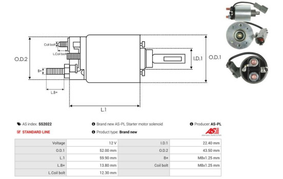 Magnetic switch, starter motor, Image 4