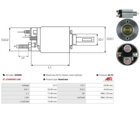 Magnetic switch, starter motor, Image 4