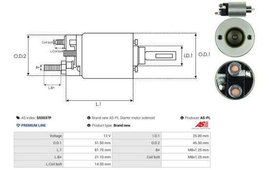 Magnetic switch, starter motor, Image 4