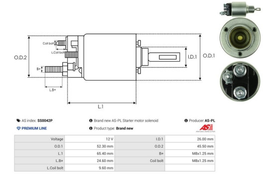 Magnetic switch, starter motor, Image 4
