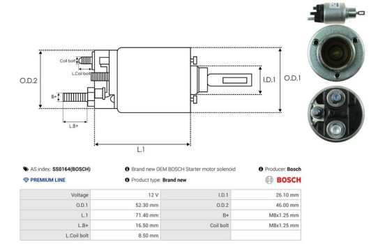 Magnetic switch, starter motor, Image 4