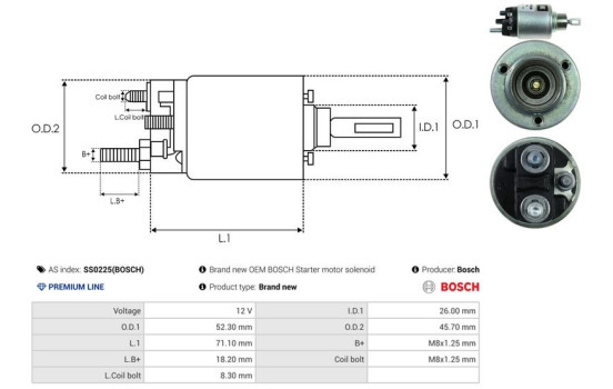 Magnetic switch, starter motor, Image 4