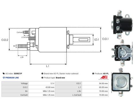 Magnetic switch, starter motor, Image 4
