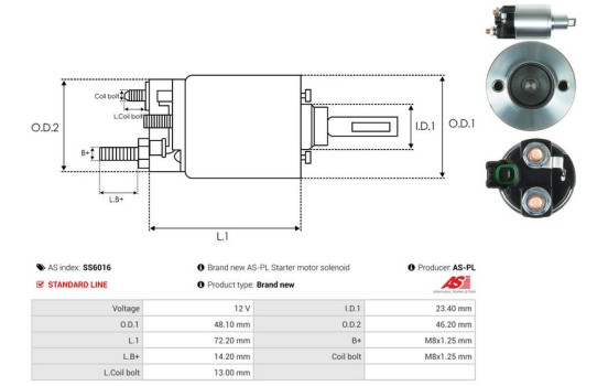 Magnetic switch, starter motor, Image 4