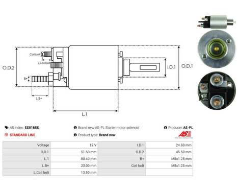Magnetic switch, starter motor, Image 4
