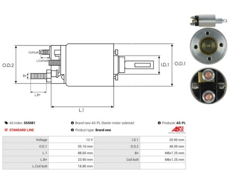 Magnetic switch, starter motor, Image 4