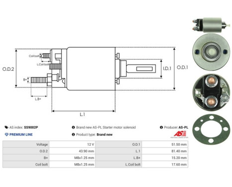 Magnetic switch, starter motor, Image 5