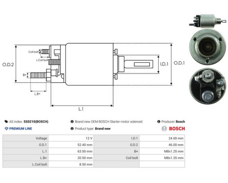 Magnetic switch, starter motor, Image 4