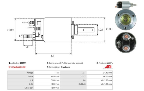 Magnetic switch, starter motor, Image 4