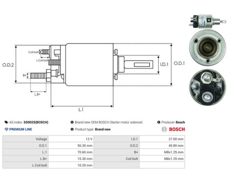 Magnetic switch, starter motor, Image 4