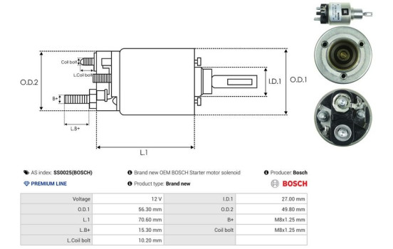 Magnetic switch, starter motor, Image 4