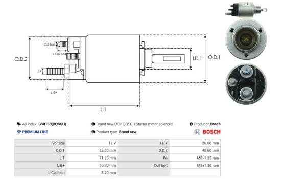Magnetic switch, starter motor, Image 4