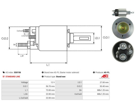 Magnetic switch, starter motor, Image 4