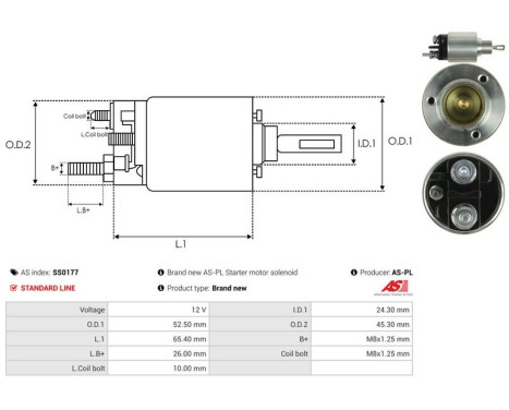 Magnetic switch, starter motor, Image 4