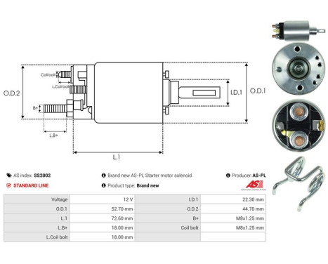 Magnetic switch, starter motor, Image 5