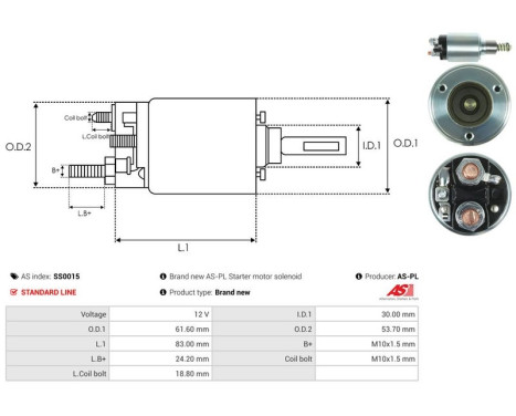 Magnetic switch, starter motor, Image 4