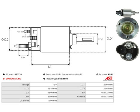 Magnetic switch, starter motor, Image 4