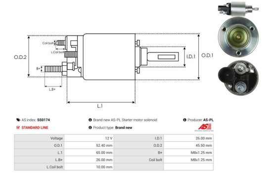 Magnetic switch, starter motor, Image 4