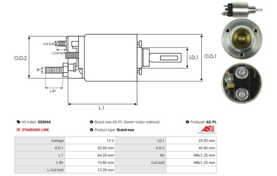 Magnetic switch, starter motor, Image 4