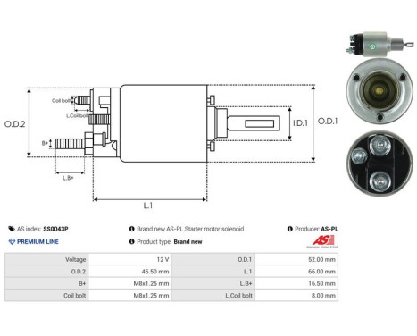 Magnetic switch, starter motor, Image 4