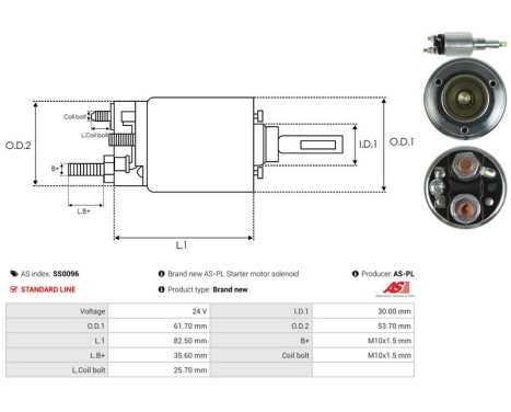 Magnetic switch, starter motor, Image 4
