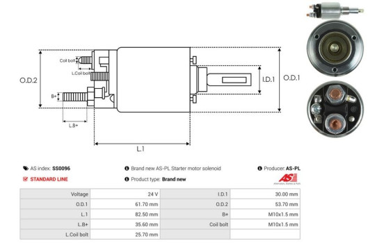 Magnetic switch, starter motor, Image 4