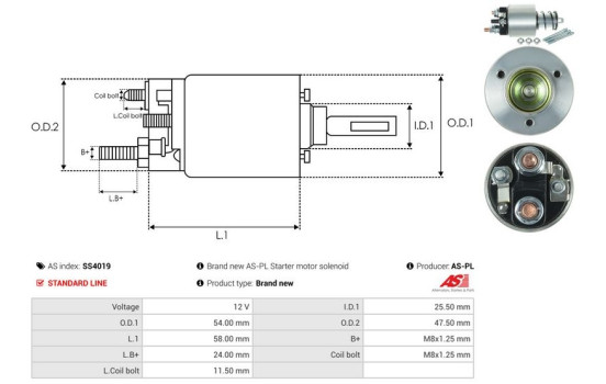 Magnetic switch, starter motor, Image 4