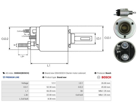Magnetic switch, starter motor, Image 4