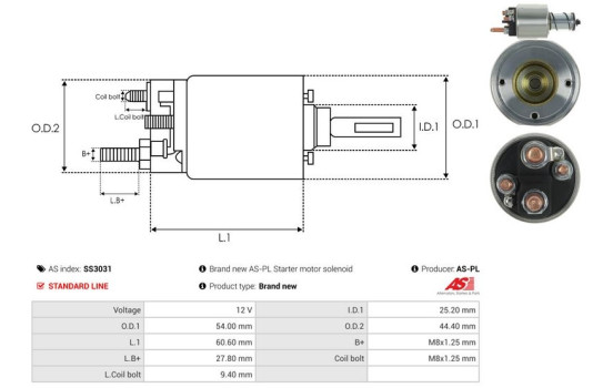 Magnetic switch, starter motor, Image 4