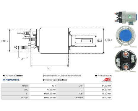 Magnetic switch, starter motor, Image 4