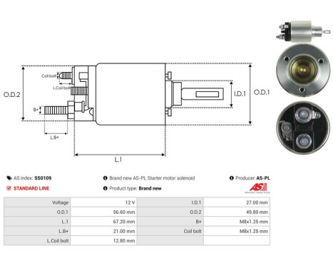 Magnetic switch, starter motor, Image 4