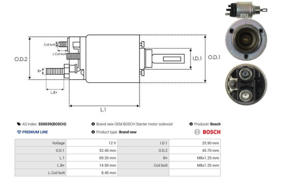 Magnetic switch, starter motor, Image 4