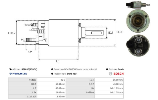 Magnetic switch, starter motor, Image 4