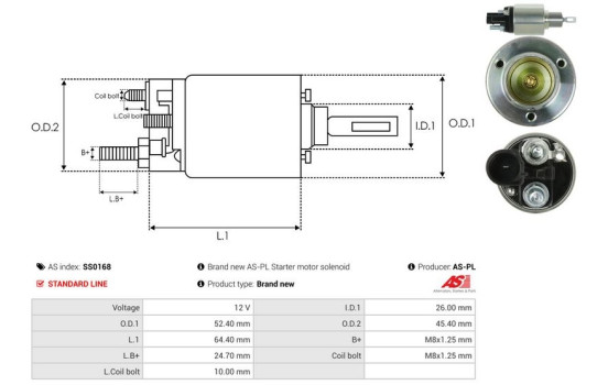 Magnetic switch, starter motor, Image 4