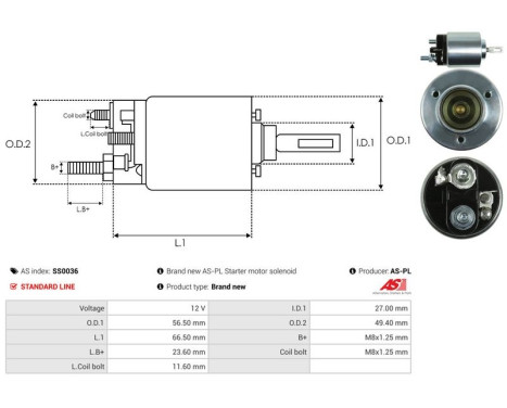 Magnetic switch, starter motor, Image 4