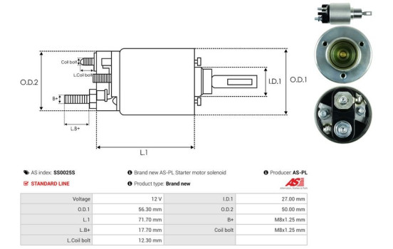 Magnetic switch, starter motor, Image 4