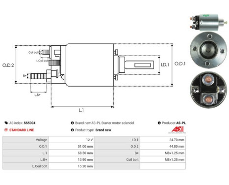 Magnetic switch, starter motor, Image 4