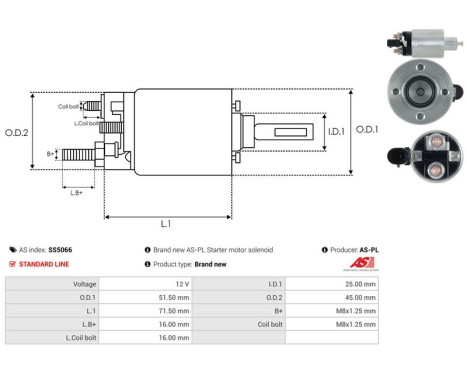 Magnetic switch, starter motor, Image 4