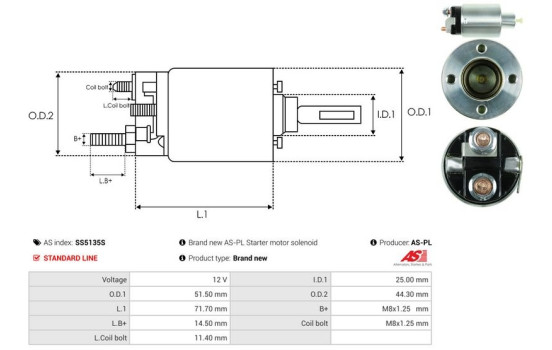 Magnetic switch, starter motor, Image 4