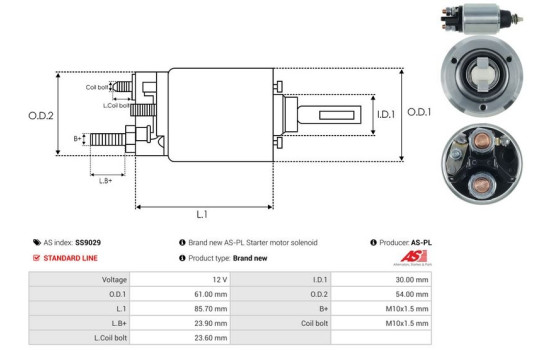 Magnetic switch, starter motor, Image 4