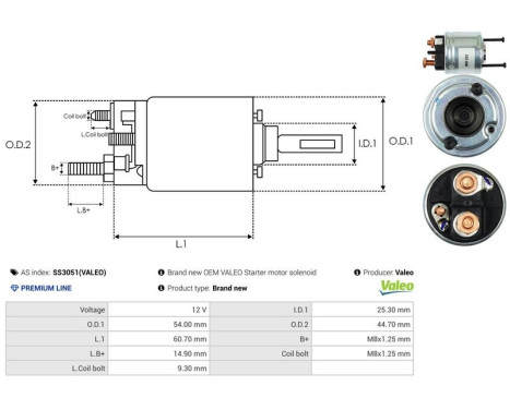Magnetic switch, starter motor, Image 4