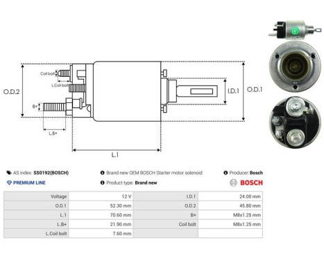 Magnetic switch, starter motor, Image 4