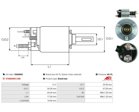 Magnetic switch, starter motor, Image 4